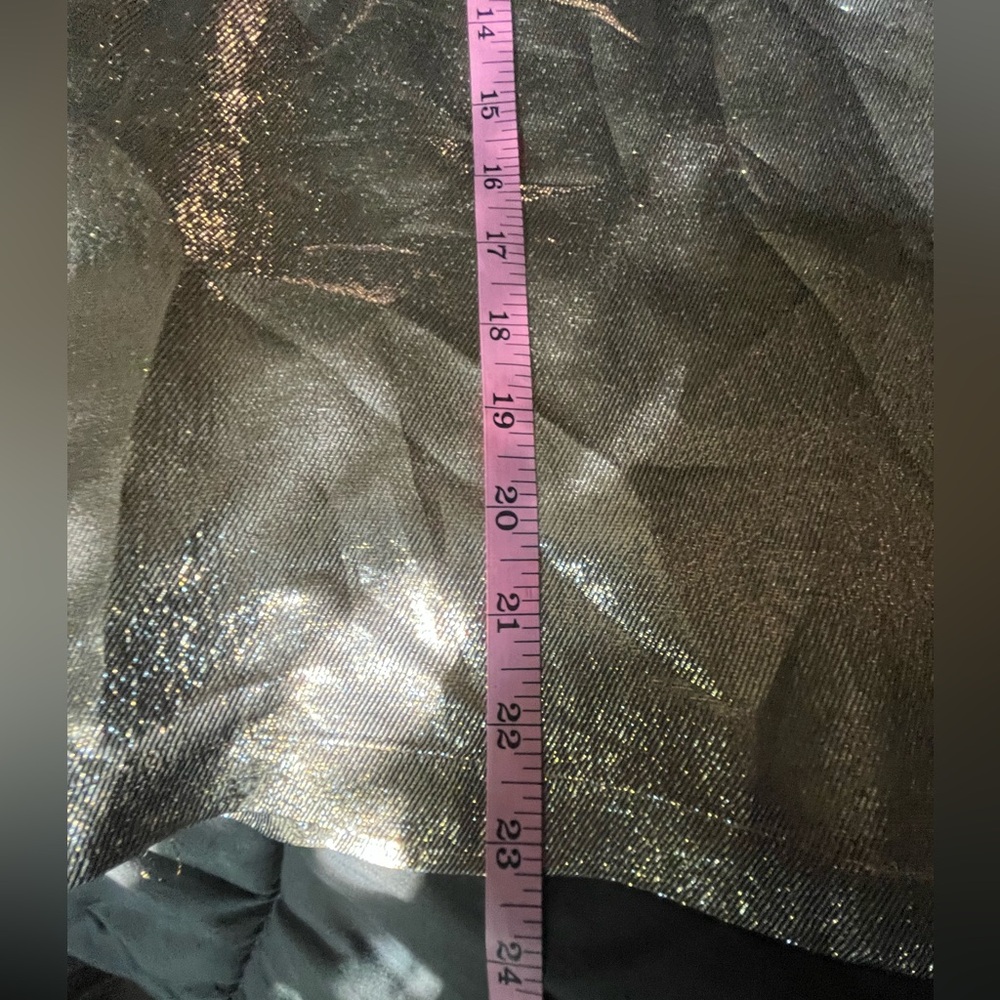MAJE Cilur liquid Metallic Silk-Blend blouse New NWT size 1 small - Picture 12 of 13